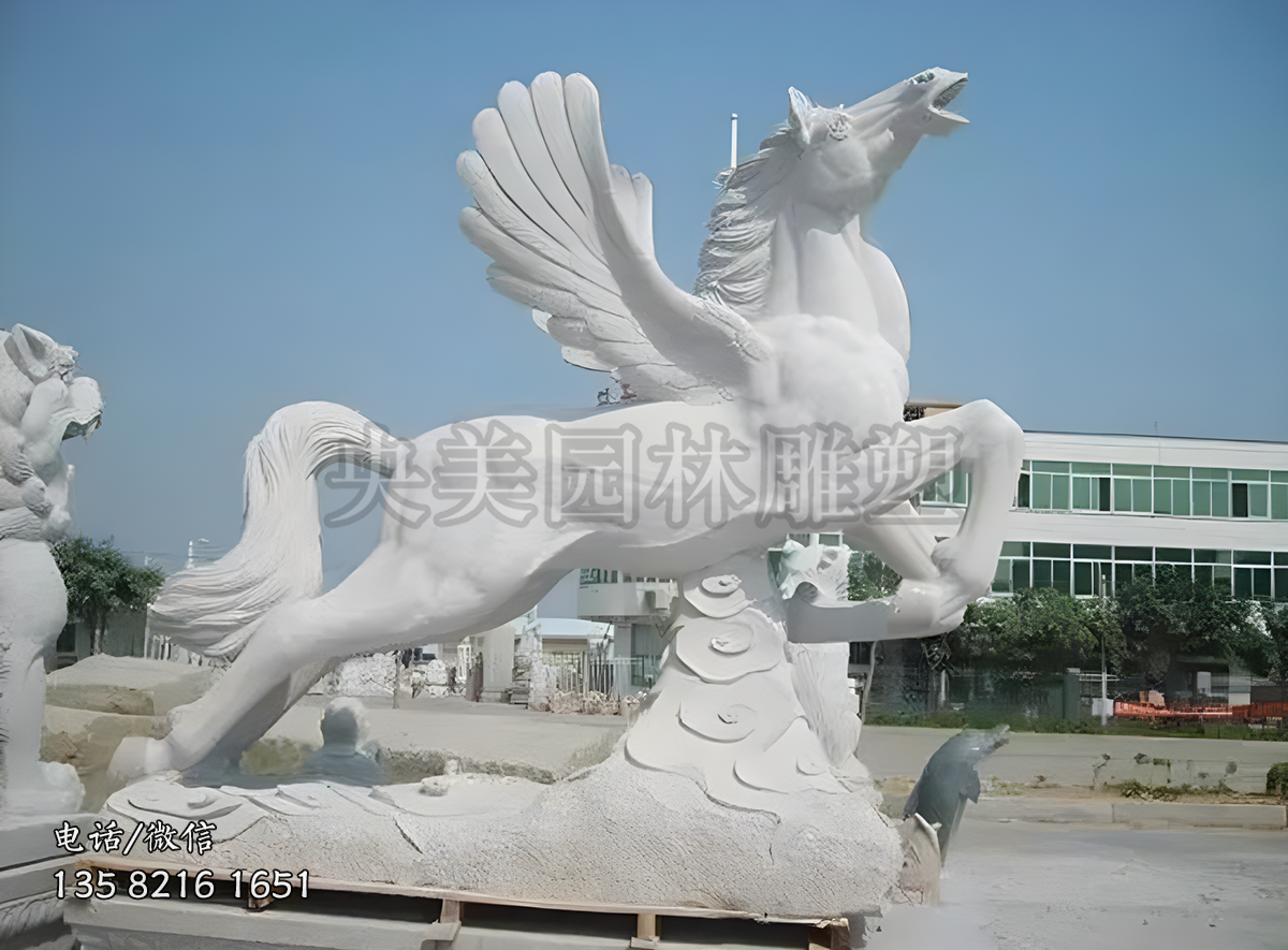 飛馬石雕